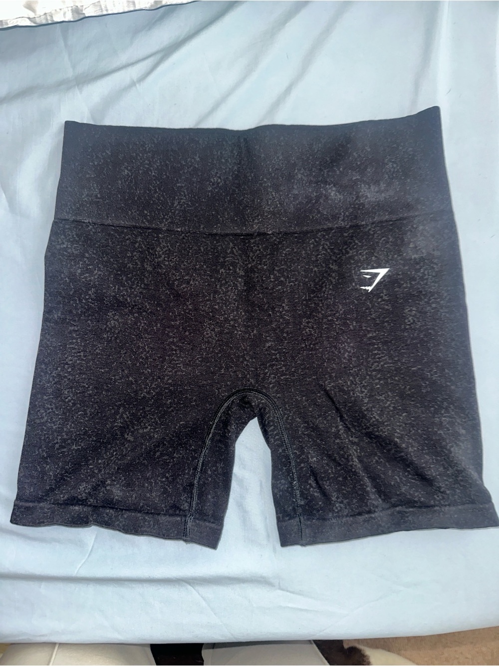 Gymshark Black Marle Seamless High-Rise Bike Shorts